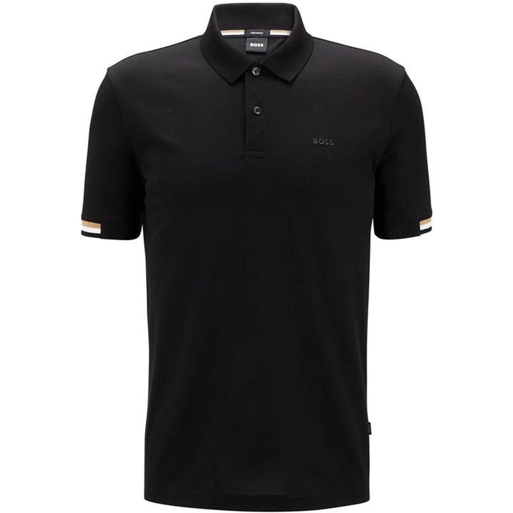 Hugo Boss Men's Parlay Short Sleeve Polo Shirt - Black